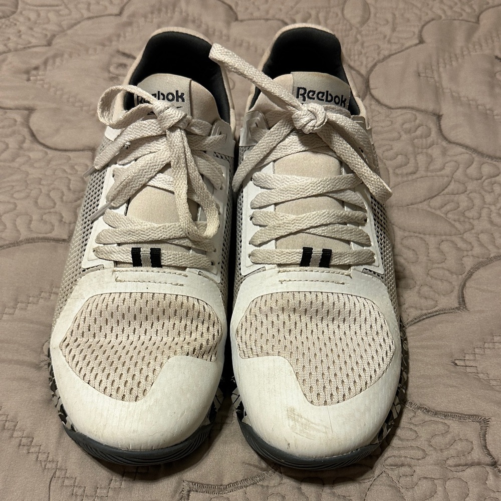 Reebok Women’s Beige and Black Sneakers